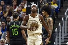 鲁尼回娘家！库里缺阵巴特勒缴全能数据 勇士末节击退鹈鹕