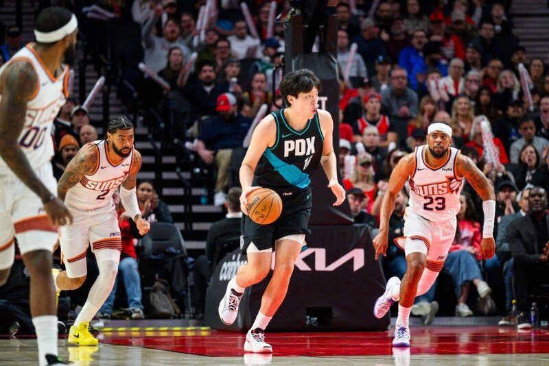 杨瀚森9分5篮板写生涯新高 开拓者不敌太阳吞3连败