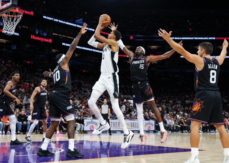 封锁温班亚玛仅拿9分 太阳斩断马刺开季5连胜