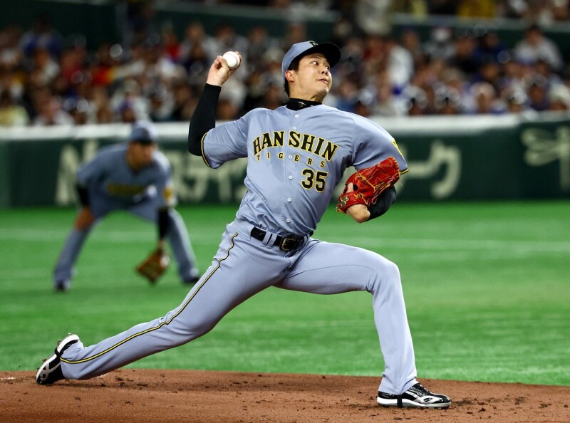 日职／季前交流赛曾封锁道奇 阪神王牌才木浩人放弃入札