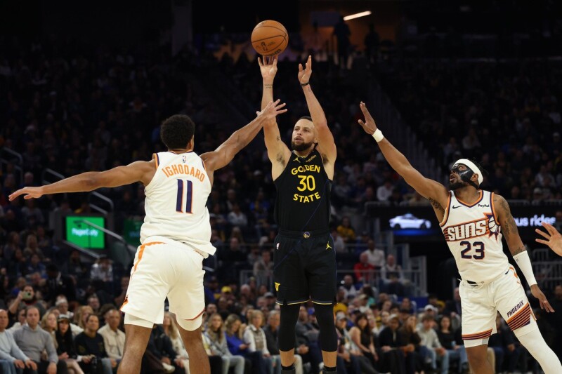 二轮菜鸟领衔板凳逆袭太阳 库里末节回神助勇士止3连败