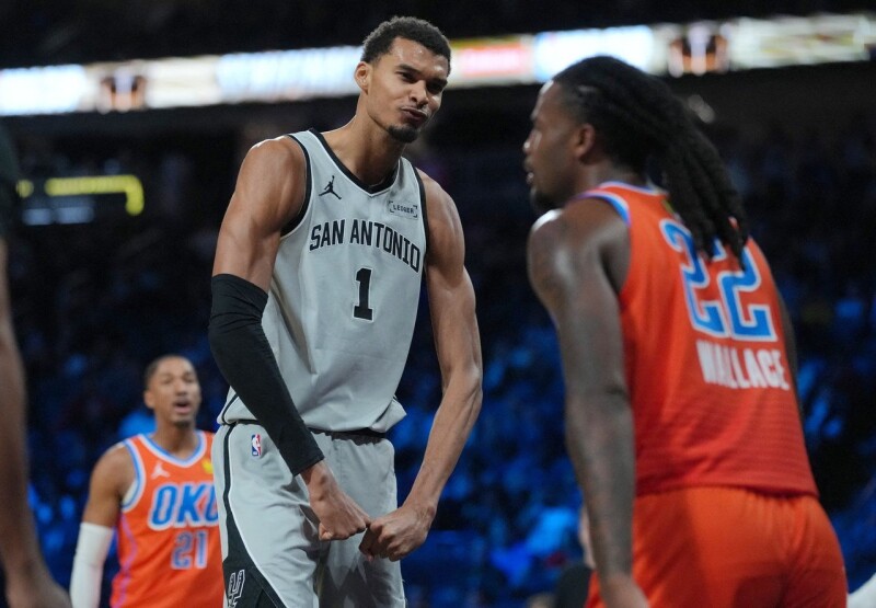 现场高呼MVP！正负值+21高效输出 温班亚玛摧毁雷霆冠军梦