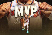 尼克终结52年奖杯荒 布朗森获NBA杯最有价值球员