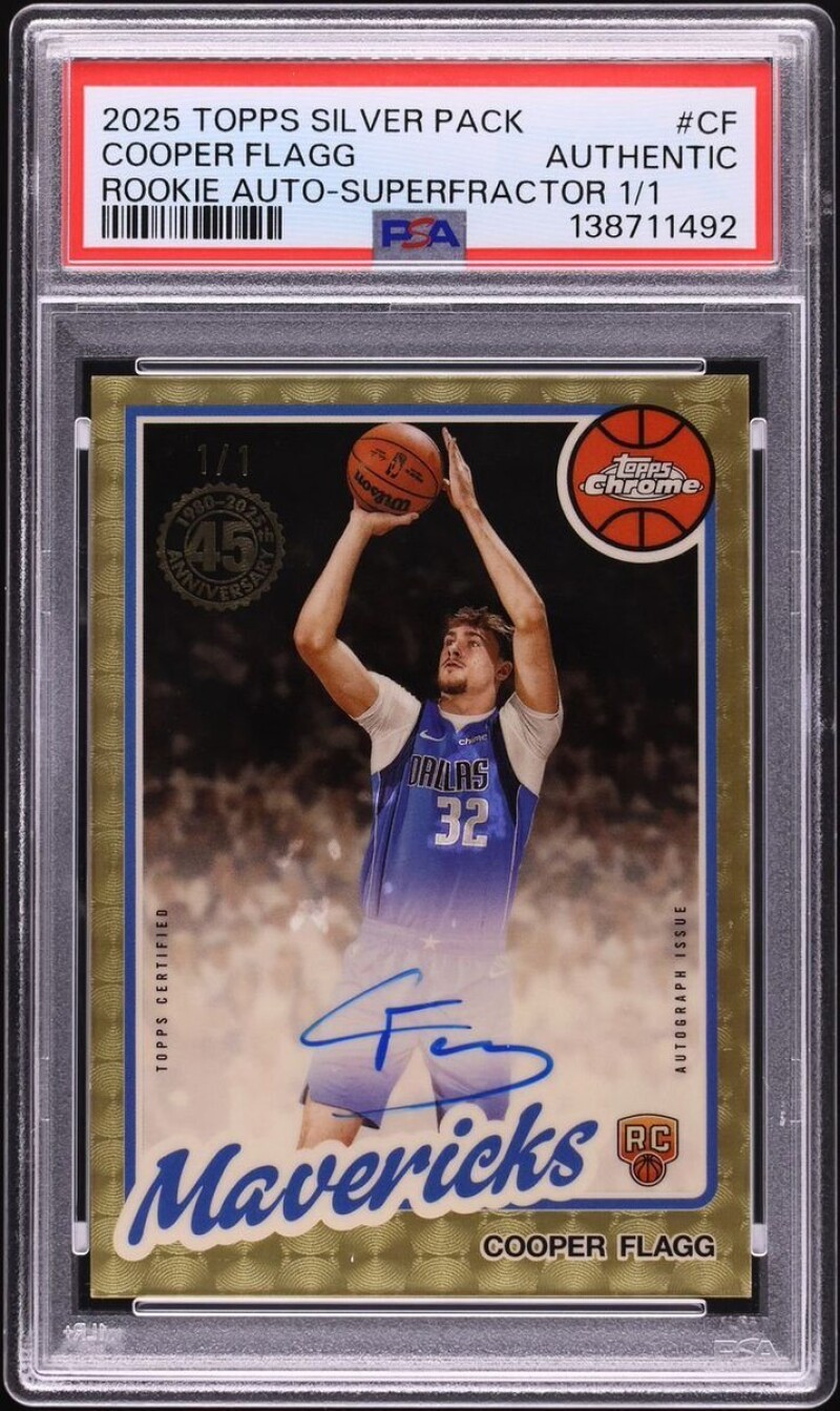 场内场外都吸睛！ 状元佛雷格新秀卡拍出创纪录近600万