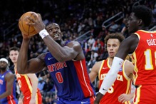 活塞「12猛汉」写罕见纪录 强森成老鹰惨... 活塞「12猛汉」写罕见纪录 强森成老鹰惨...