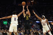 二轮菜鸟领衔板凳逆袭太阳 库里末节回神助勇士止3连败