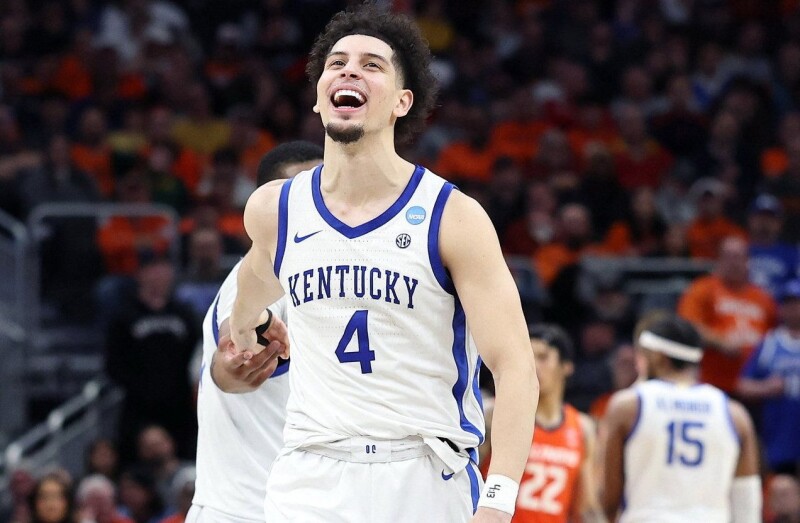NCAA／肯塔基击败伊利诺闯16强 新血阵容刷新纪录