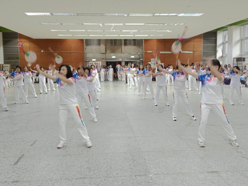 基隆风行的柔力球往外县市推广 台东、嘉义都邀请表演