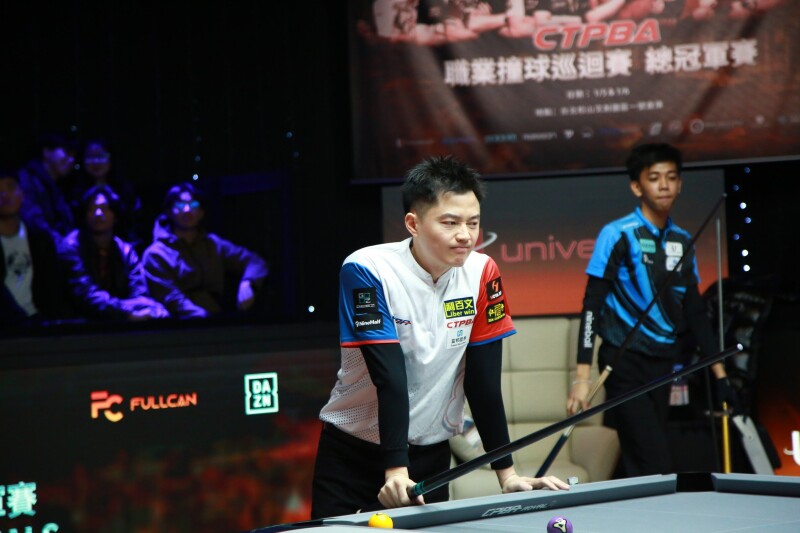 撞球／CTPBA职撞冠军战台菲大战 柯秉逸逆转18岁菲国天才AJ 