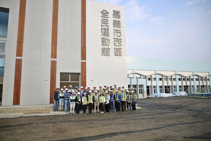 嘉义市西区全民运动馆工程进度破7成5黄敏惠视察启用营运期曝