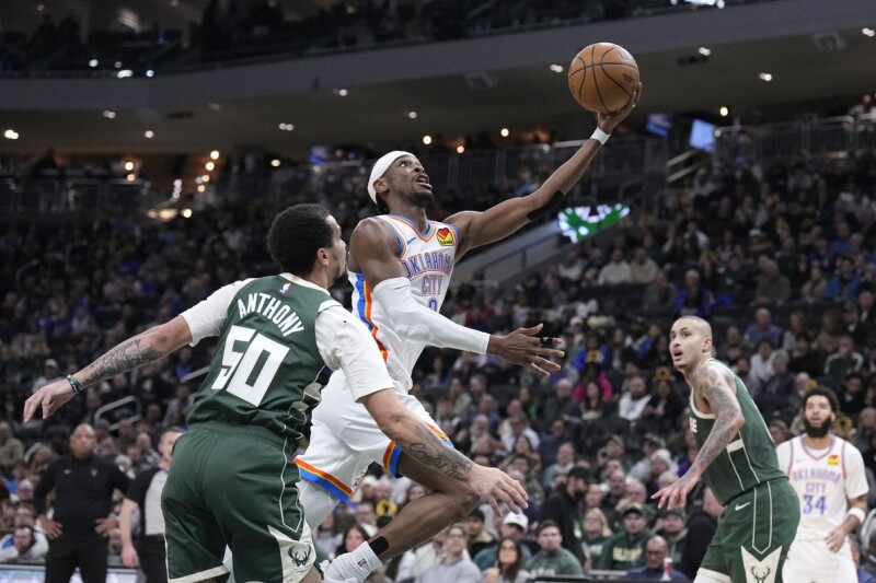 逾8成命中率飙40分11助攻 SGA再创神级纪录轻取雄鹿