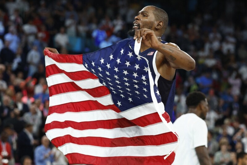 将出征洛杉矶奥运拚第5金 KD：我和库里没说过不打