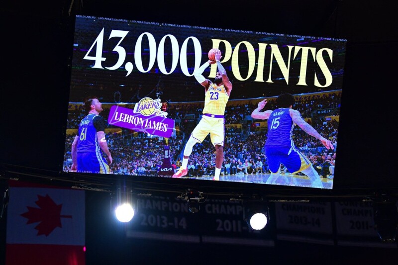 詹姆斯生涯总得分达标43K 「詹皇障碍」持续堆高中