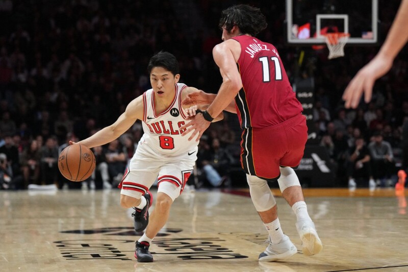 本季首亮相公牛就赢球 河村嗨喊：我从小就是芝加哥球迷