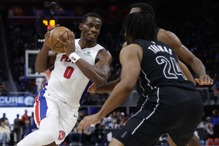 血洗篮网53分！双星联手出击 龙头活塞狂写队史新猷