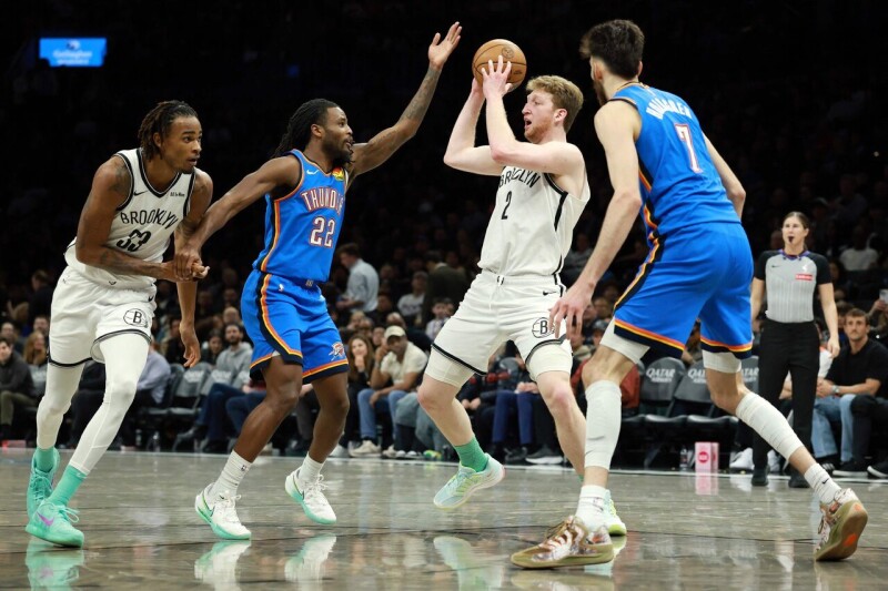 上半场只让篮网拿队史最低24分 雷霆写下对战最大胜分差