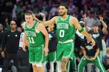 凯尔特人疯狂三分雨强压76人 系列赛2胜1负领先
