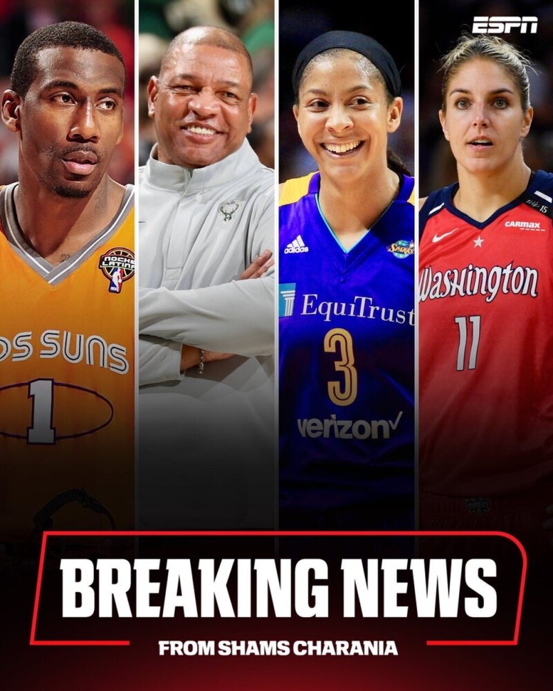 携手女篮传奇帕克、多恩 史陶德迈尔、瑞佛斯将入主名人堂