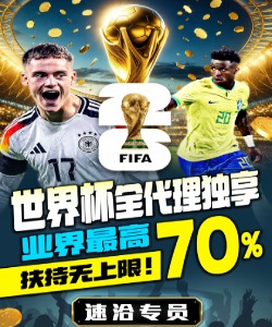 世界杯全代理独享，业界最高70%扶持无上限