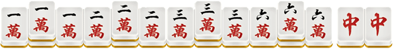 开元棋牌二人麻将88番牌型介绍-大三元 开元棋牌二人麻将88番牌型介绍-大三元