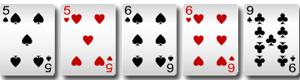 BB棋牌十三水普通牌型-两对 BB棋牌十三水普通牌型-两对