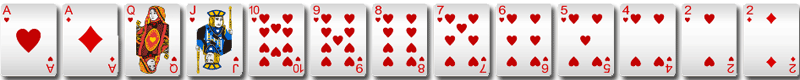 BB棋牌十三水特殊牌型-凑一色 BB棋牌十三水特殊牌型-凑一色