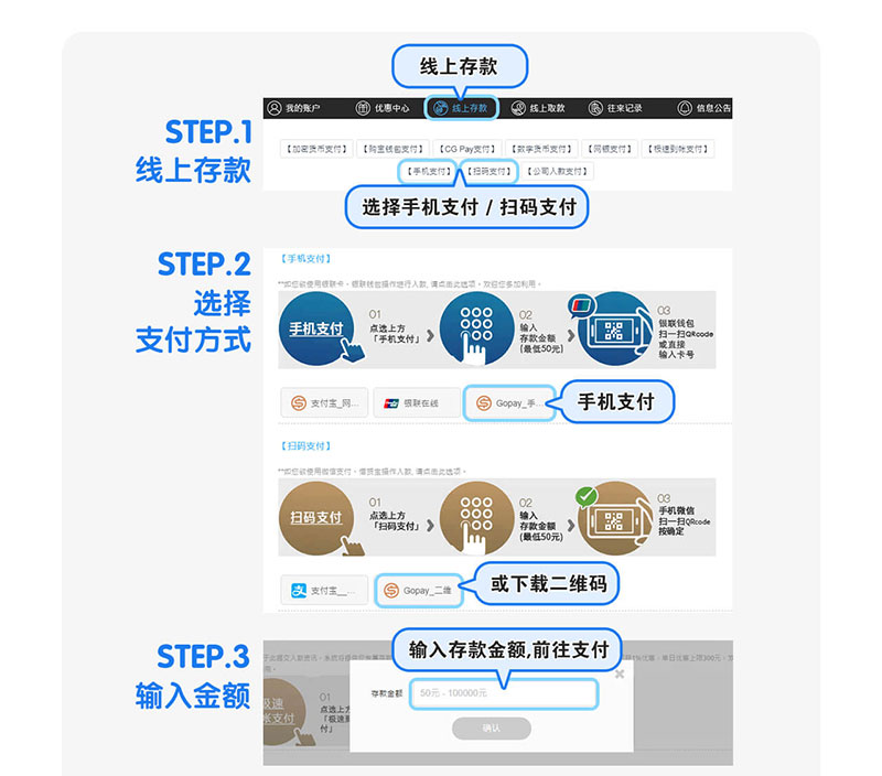 GOPAY支付教程，优质渠道资金更安全