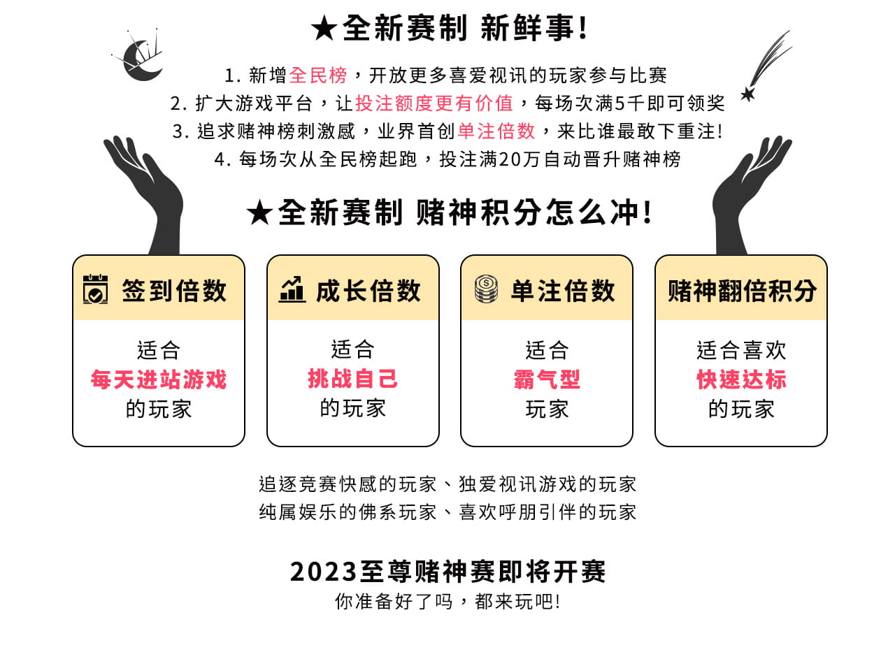 2023至尊赌神新赛制新鲜事 2023至尊赌神新赛制新鲜事
