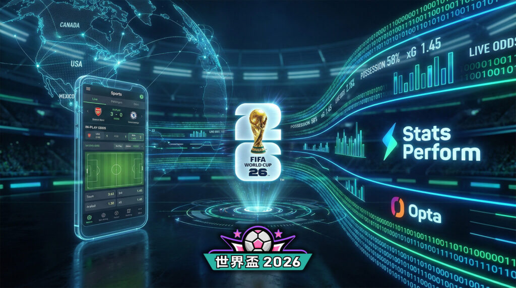【2026 世足快讯】运彩迷注意！FIFA 指定 Stats Perform 为 2026 世界杯独家博弈数据分发商