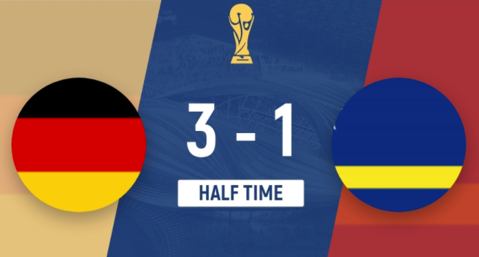 半场-德国3-1库拉索 半场-德国3-1库拉索