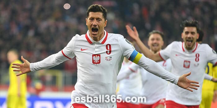 2022足球世界杯欧洲区预选赛附加赛路径B：波兰获得晋级资格