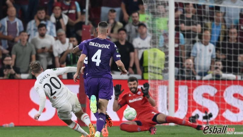 欧协联决赛｜西汉姆联2-1佛罗伦萨，鲍恩绝杀助铁槌帮夺冠