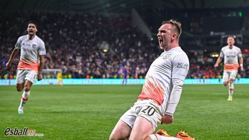 欧协联决赛｜西汉姆联2-1佛罗伦萨，鲍恩绝杀助铁槌帮夺冠